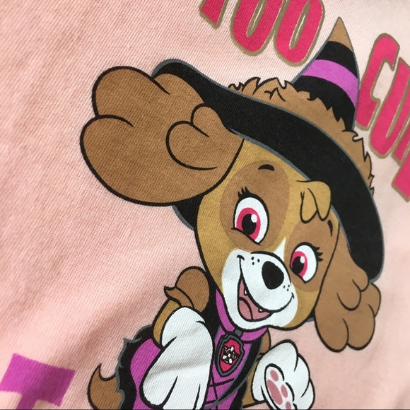 Paw Patrol Skye Halloween “Too Spooky” Tee Tshirt - Picture 5 of 6